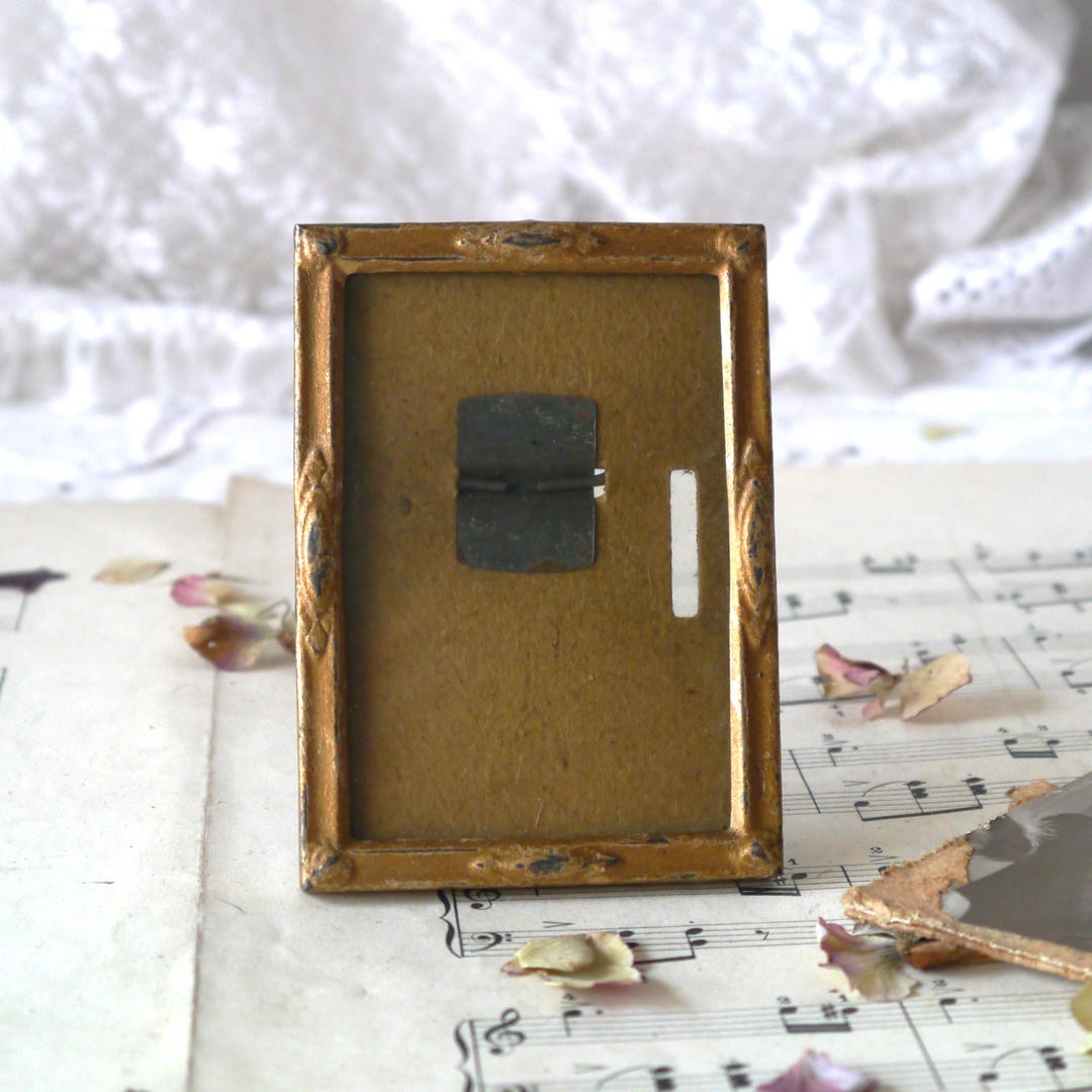 Mini Painted Vintage Metal Photo Frame - Etsy