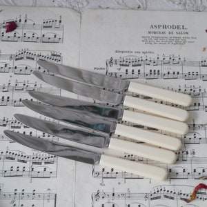 Set of Vintage Butter Knives in Original Box