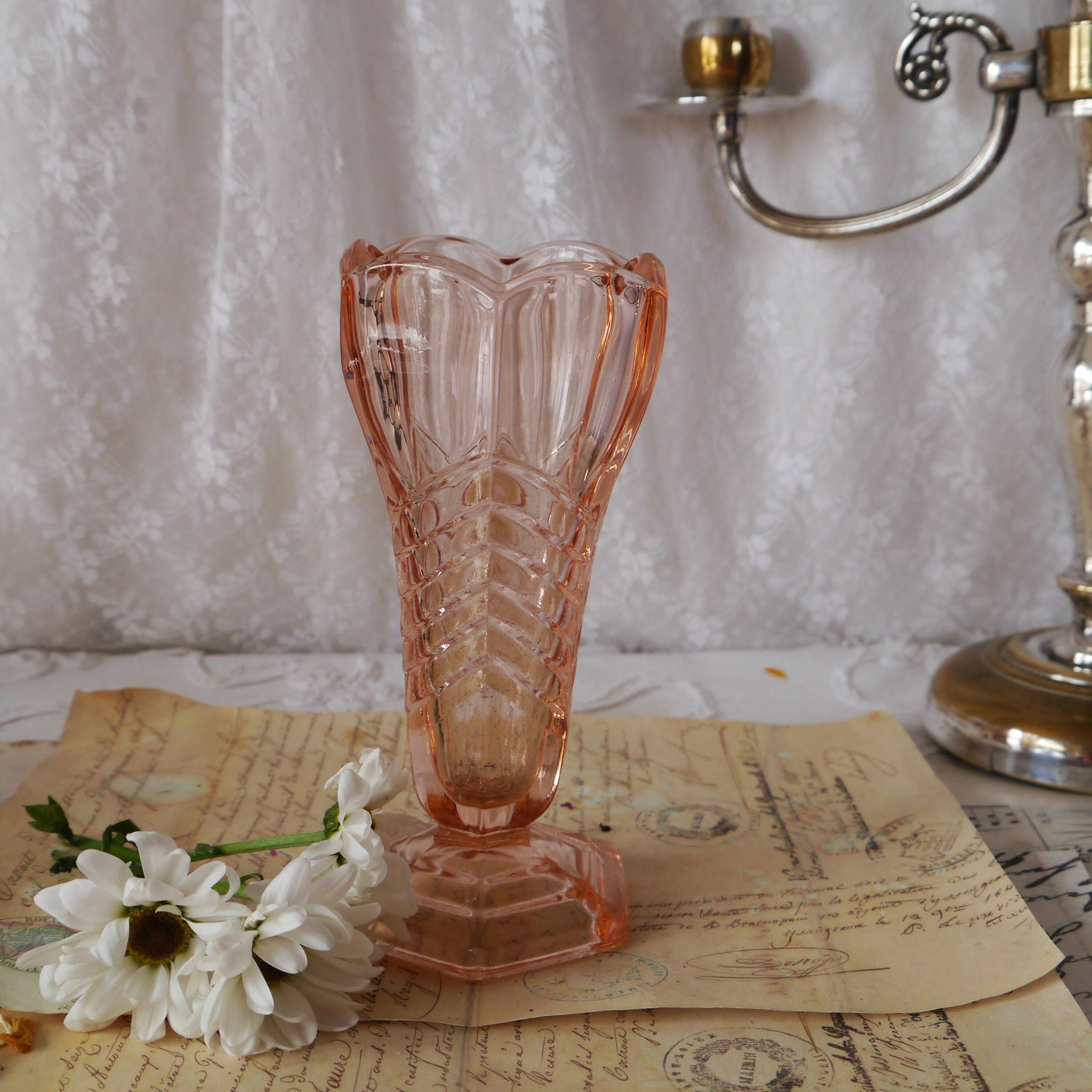 Excellence Mini Pink Glass Vase