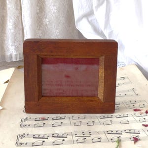 Small Vintage Wooden Photo Frame