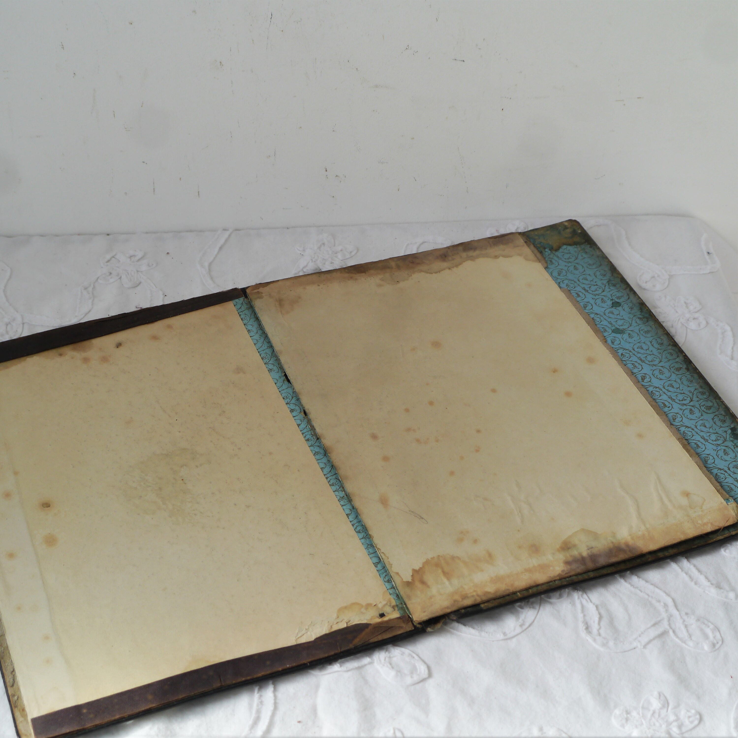 Victorian Papier Mache Folder With Mother of Pearl Decoration - Etsy