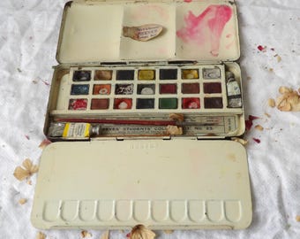 Vintage Reeves Paint Set in Metal Case