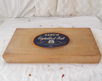Vintage French Wooden Sweet Box