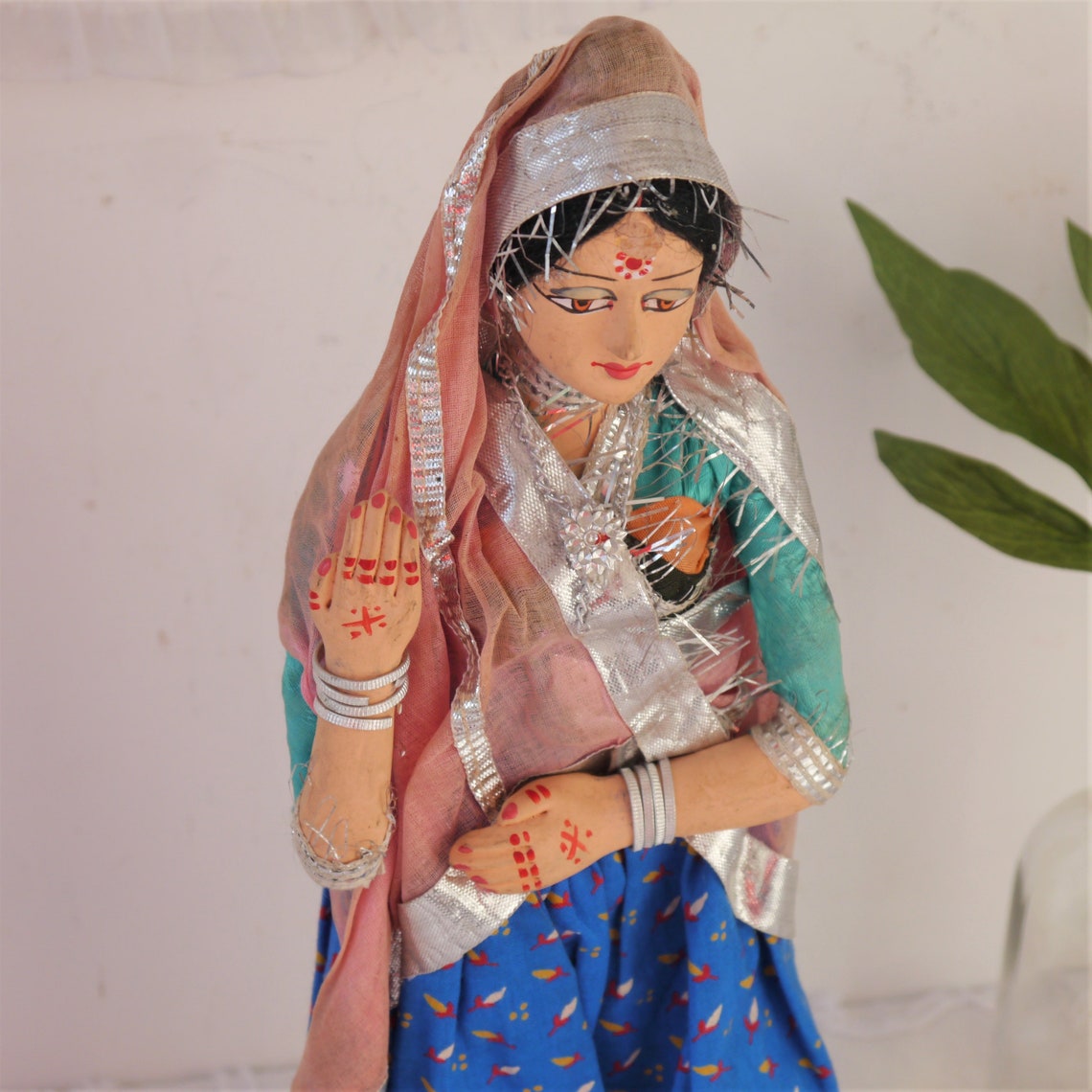 Beautiful Vintage Doll Indian Made Etsy