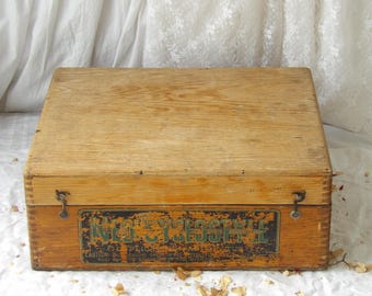 Vintage Techniker Holzkasten