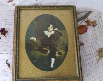Boîte à bijoux vintage avec miroir interne