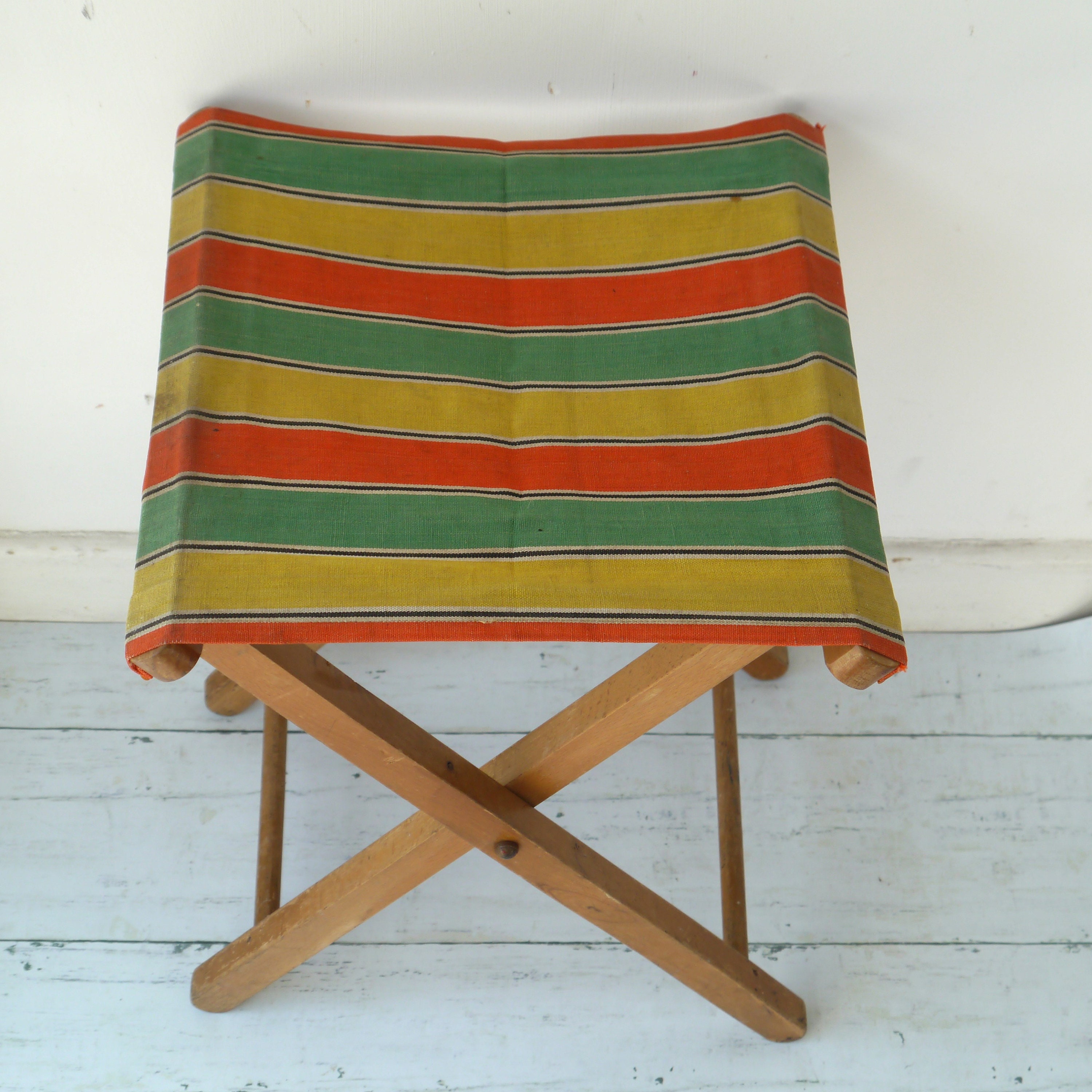 Vintage folding stool sales