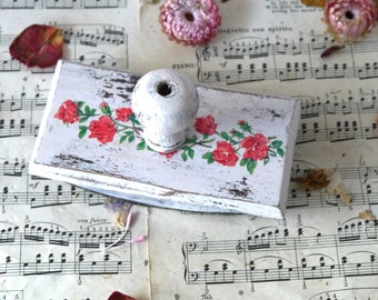 buvard d'encre floral vintage