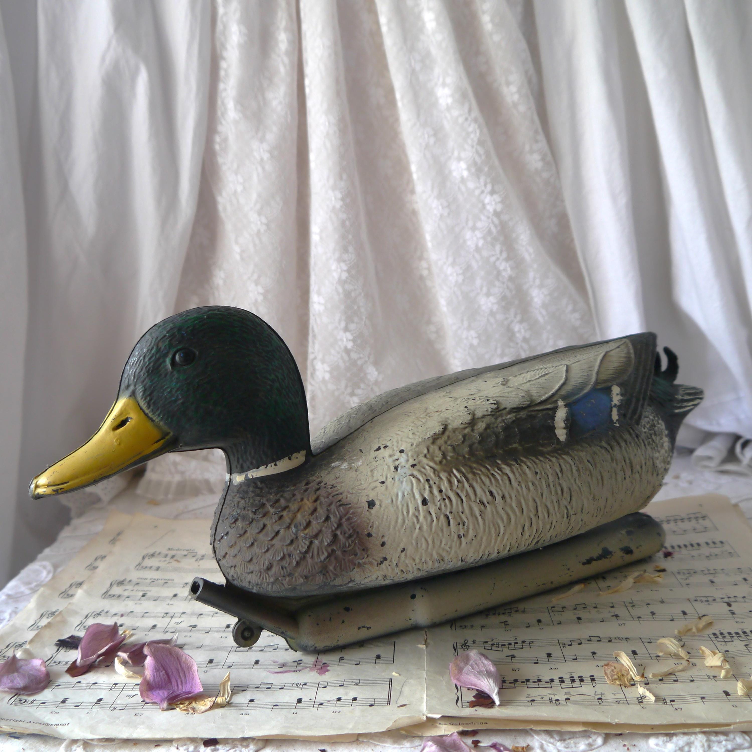 ヴィンテージ デコイ マガモ 雄鴨 - Etsy 日本