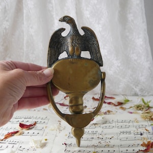 Vintage Brass Eagle Door Knocker