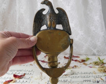 Vintage Brass Eagle Door Knocker