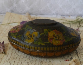 Decorative Oval Vintage Rowntree Tin Bom Bom Dish