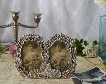 Small Decorative Twin Photograph Frame