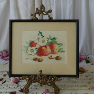 Dipinto ad acquerello vintage di fiori di melo