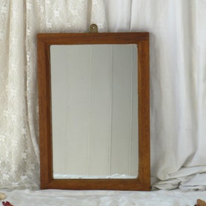 Vintage Teak Wall Mirror zdjęcie 1