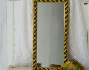 Decorative Vintage Painted Wall Mirror