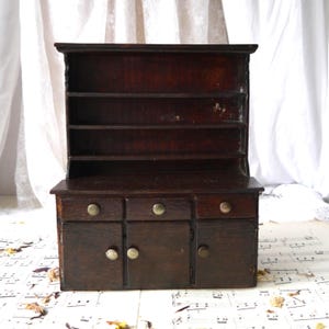 Small Vintage Wooden Dresser Apprentice Piece