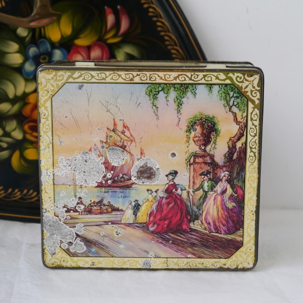 Vintage Biscuit Tin by MacFarlane Lang & Co