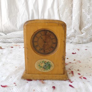 Vintage Clock Shaped Money Box
