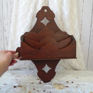 Vintage Church Wall Letter Rack