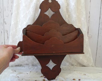 Vintage Church Wall Letter Rack