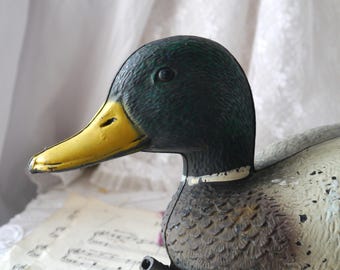 ヴィンテージ デコイ マガモ 雄鴨 - Etsy 日本