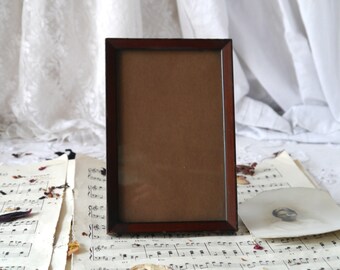 Cadre photo vintage en bois