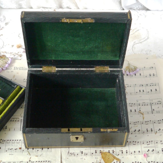 Valet De Nuit JackCubeDesign Multi-Functional Night Stand Black Leather Jewellery Box Catch All Valet Tray Organiser Storage Case Tray With Drawer And Charging Hole(Black, 28 X 27 X 8.9 Cm)- :MK389A: Valet