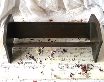 Vintage Wooden Book Trough