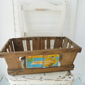 Rustic Vintage Wooden Tomato Crate