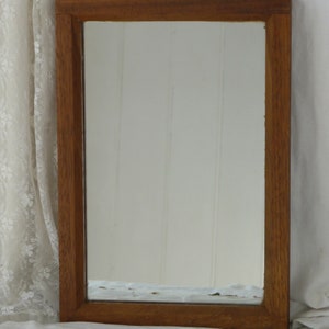 Vintage Teak Wall Mirror zdjęcie 2