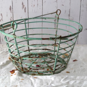 Vintage French Clam Basket