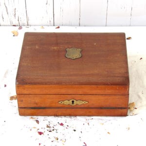 Antique Veneered Writing Slope