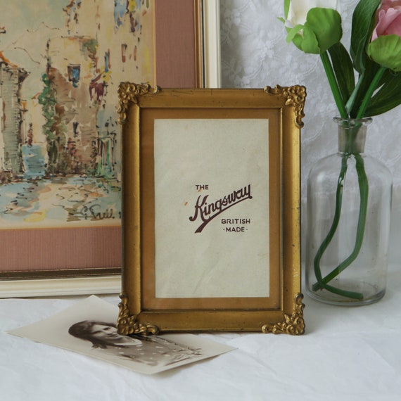 Vintage Easel Style Tinplate Picture Frame