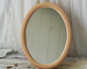 Fabric Framed Vintage Mirror