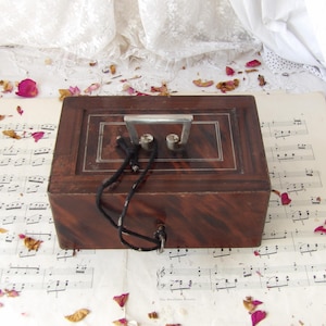 Antique Lockable Metal Strong Box