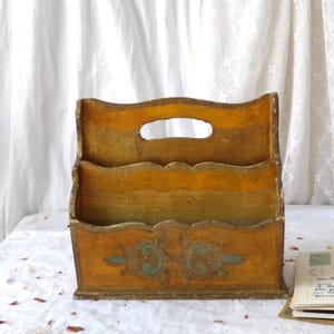 Porte-courrier Florentine en or et jaune