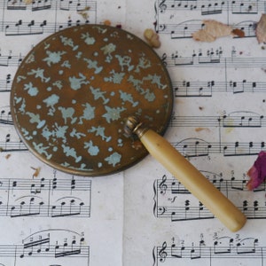 Small Vintage Folding Hand Mirror