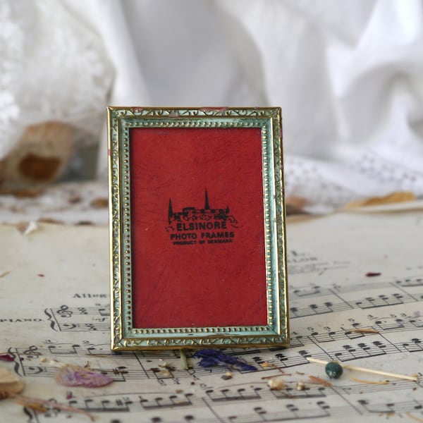 Vintage Mini Danish Photo Frame