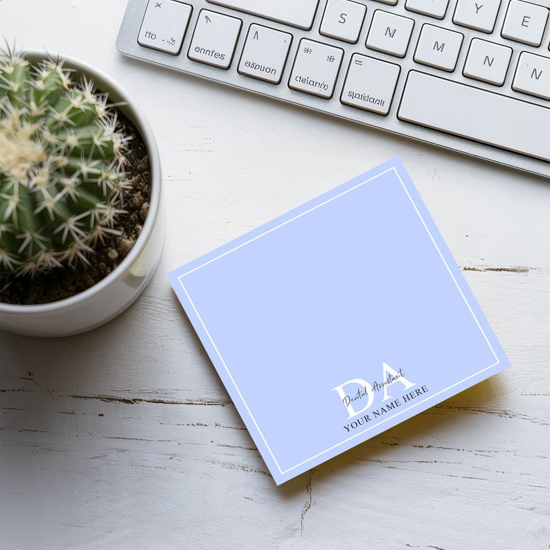 Colorful Custom Sticky Note Pad for Dentist