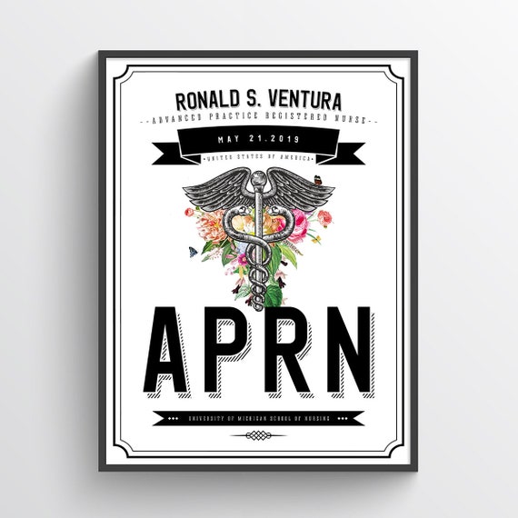 Personalized Advanced Practice Registered Nurse Gift, APRN Gift, Nurse Practitioner Gift, Nurse graduation Gift, APRN graduation Gift
