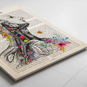 May include: A vintage anatomical illustration of the human lymphatic system with colorful flowers superimposed on the image. The text on the page reads "From birth pre-ado", "responsible for both the ere", "precursors and the protectio", "n of B cells, which are importa", "e immage atem. From the bone", "simme Join the circulato", "travelcondary &pi;&omicron;&lambda;&lambda;", "h of pathogens. T cells, on the", "el from the bone marrow to the", "Join It cells in search of", "of T cells begin a pro", "hey develop further and mature."