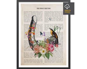 Penis Erection Flower Anatomy Print, Andrologists Gift, Urologists Student Graduation, Male Genital, Erectile dysfunction Medical Art
