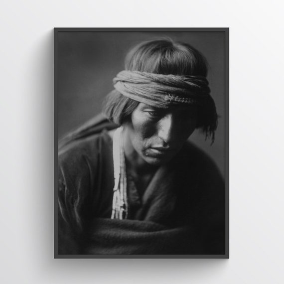 NATIVE AMERICAN APACHE CANVAS PICTURE PRINT WALL ART FREE FAST UK DELIVERY