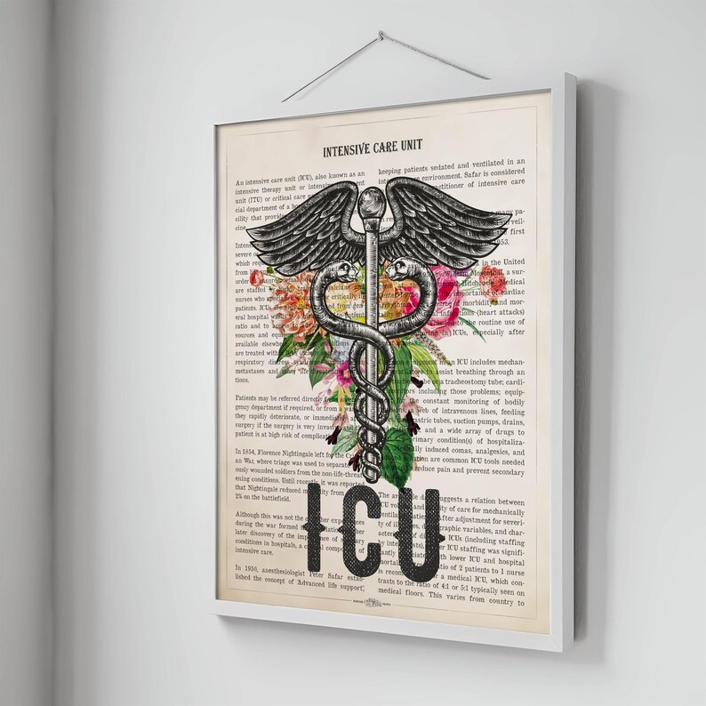 Intensive Care Unit Appreciation & Medical Professional Wall Art