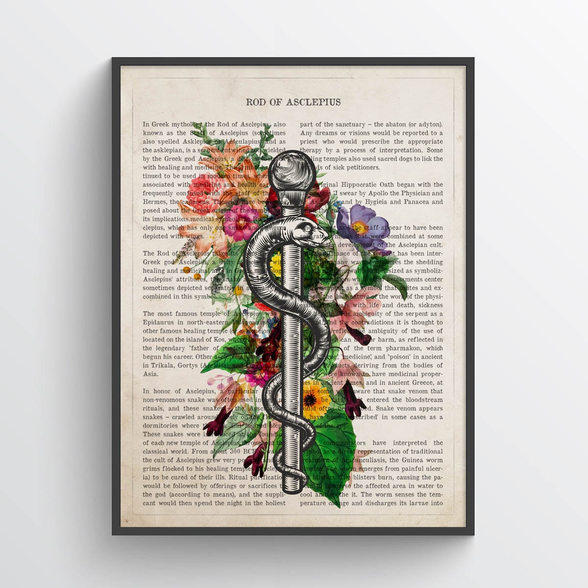 Staff of Asclepius - Etsy Staff of Asclepius - Etsy