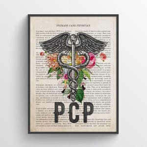 Primary Care Physician Gift, PCP Print, Primary Doctor Gift Idea, Medical Decor, Doctors Office Decor image 1