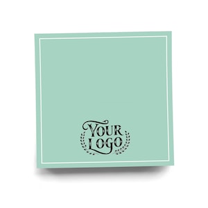 Personalized Sticky Note Pad With Your Logo Custom Note Pad with Many Colors To Choose From 50 Sheets