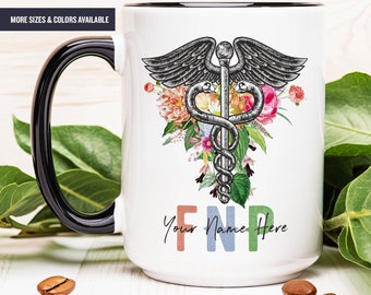 FNP Coffee Mug for Family Nurse Practitioner Gift Idea for FNP Appreciation Gifts for Nurse Pinning Ceremony