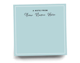Nota de Sticky Notes Papelería Notas adhesivas personalizadas para oficina Bloc de notas colorido y personalizado Idea de regalo 50 hojas